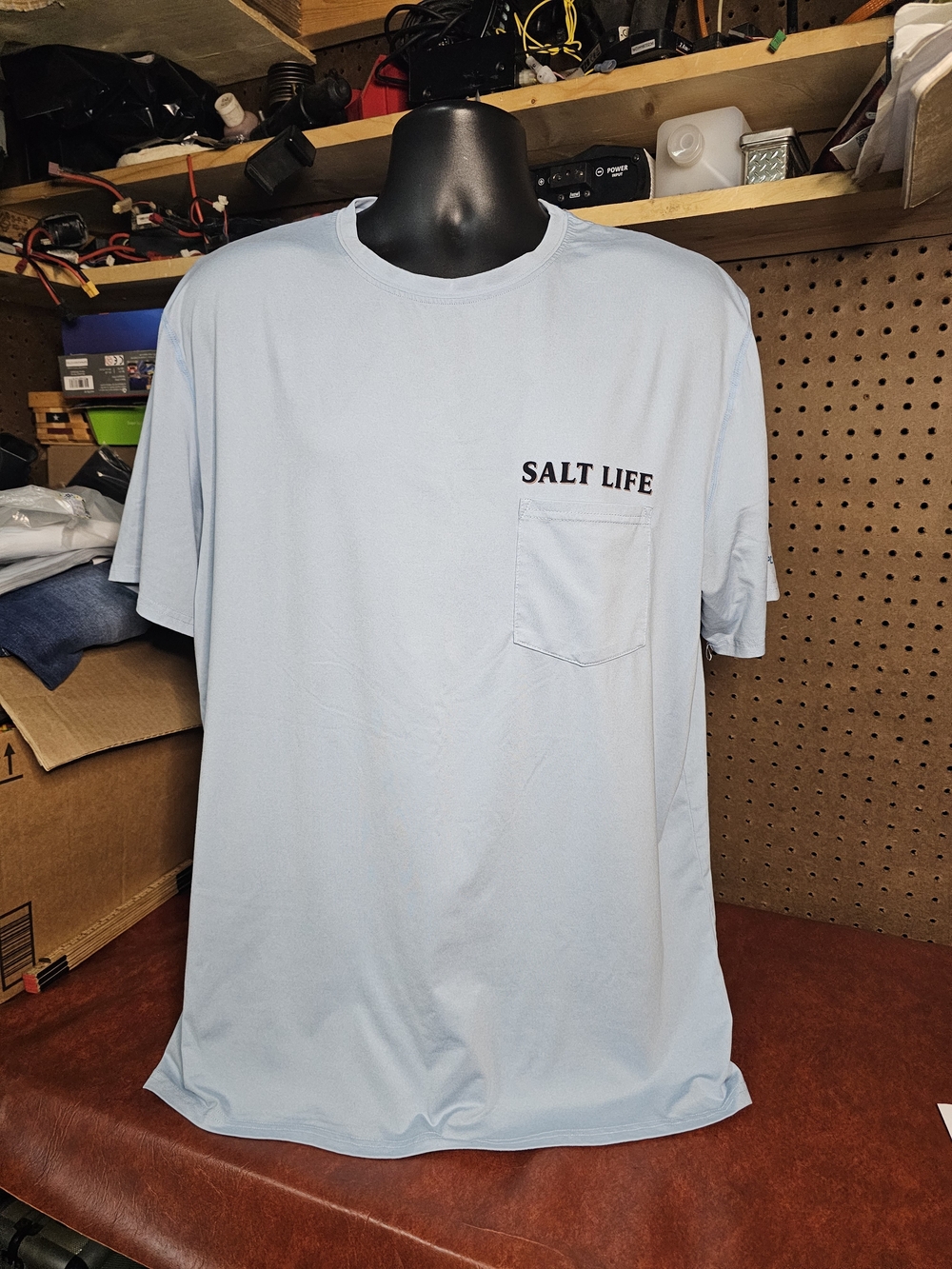Salt Life Mens Light Blue TShirt Size XLG